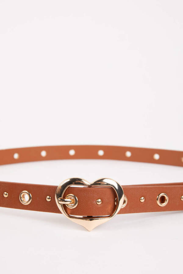 Women's Faux Leather Classic Belt Mix - 4