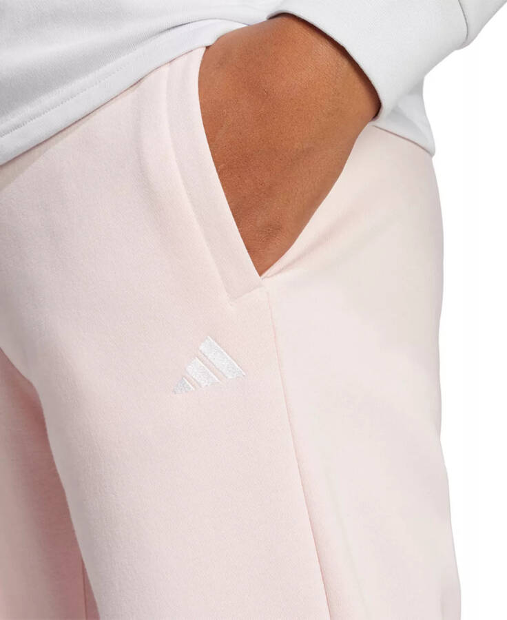 Women's Feel Cozy Small Logo Fleece Sweatpants, Sandy Pink - 10