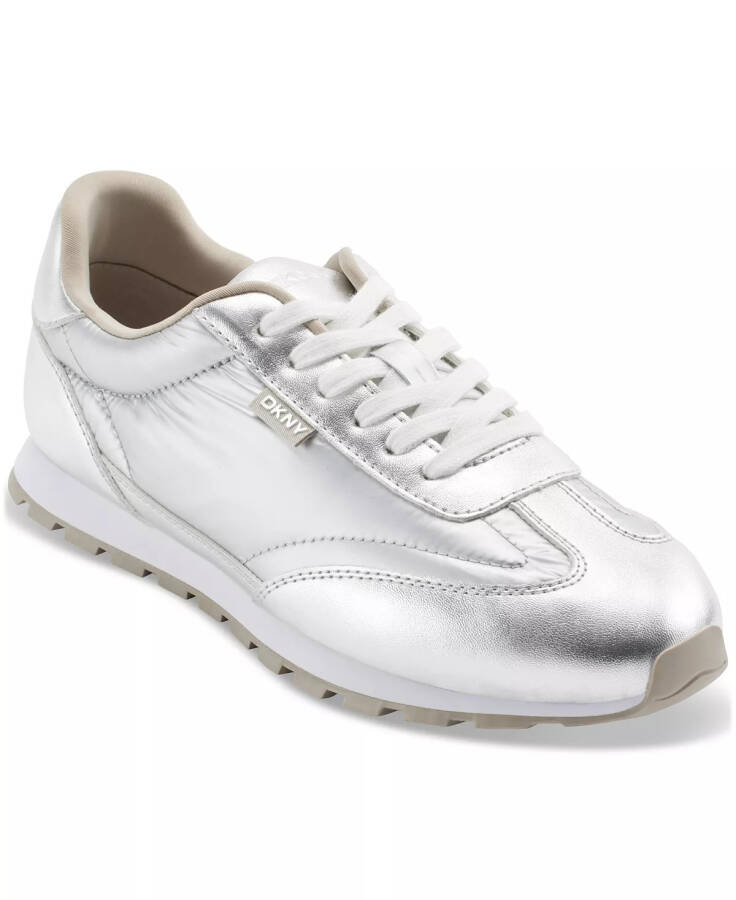 Women’s Forsythe Lace-Up Sneakers Silver - 1