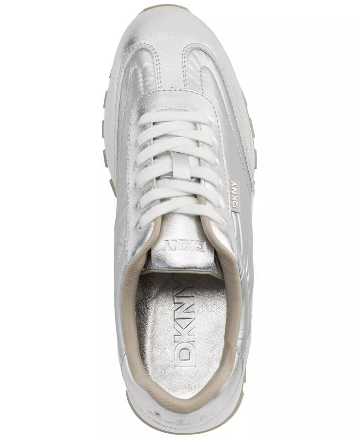 Women’s Forsythe Lace-Up Sneakers Silver - 4