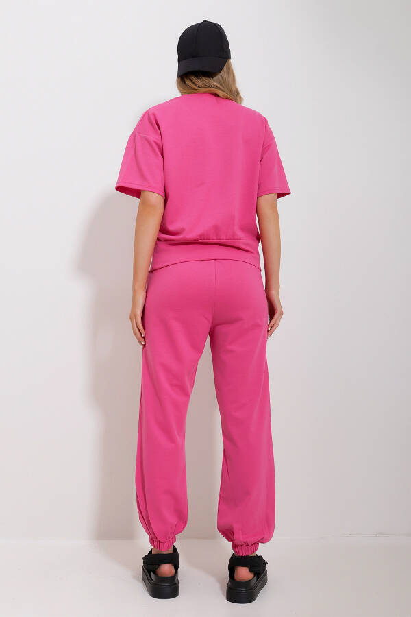 Women's Fuchsia W Printed Tracksuit ALC-X5889 - 8