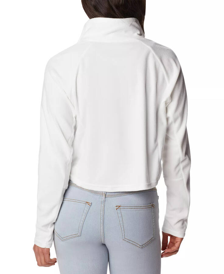 Women's Glacial Cropped II Sportswear Fleece 1/2-Zip Top Sea Salt - 2