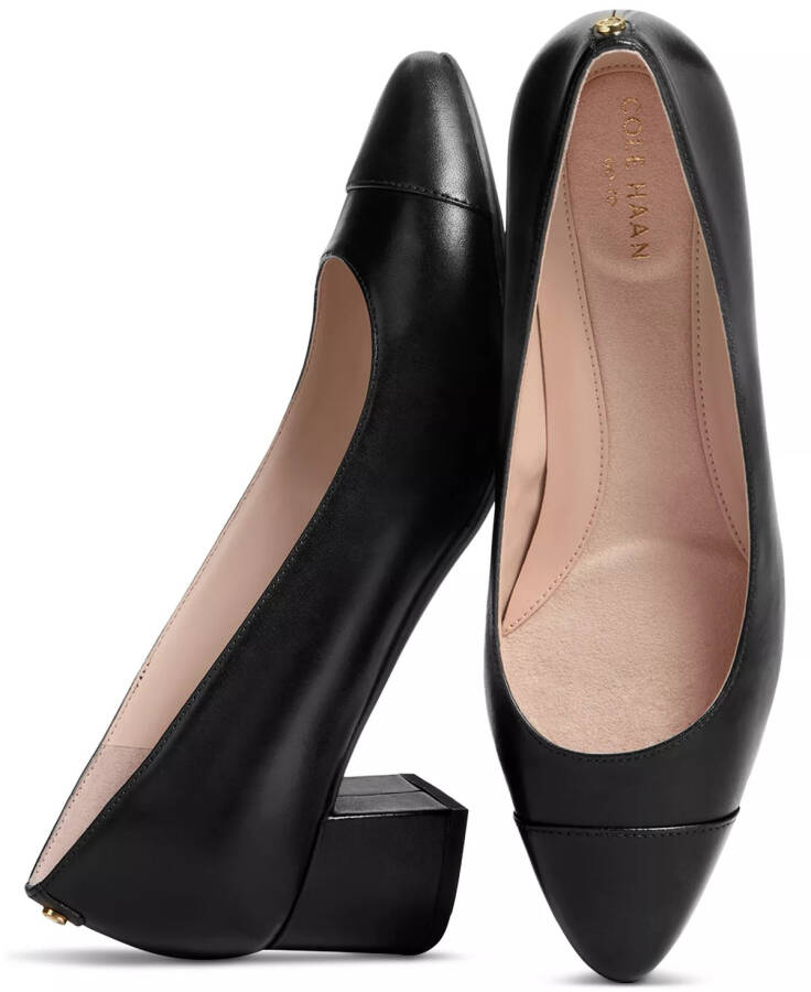 Women's Go-To Block Heel Pumps Black - 2