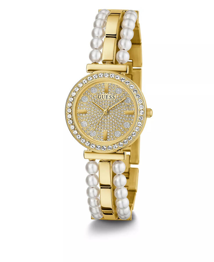 Women's Gold-Tone Glitz Stainless Steel Bracelet Watch, 30mm Gold-Tone - 5