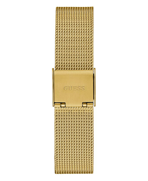 Women's Gold-Tone Glitz Stainless Steel, Mesh Bracelet Watch, 34mm Gold-Tone - 2