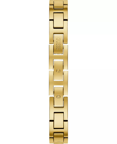 Women's Gold-Tone Stainless Steel Semi-Bangle Bracelet Watch 30mm Gold - 4