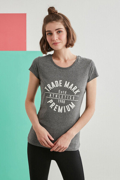 Women's Grey T-shirt - 4