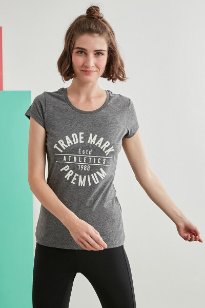 Women's Grey T-shirt - 5