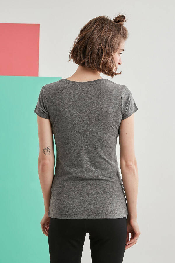 Women's Grey T-shirt - 3