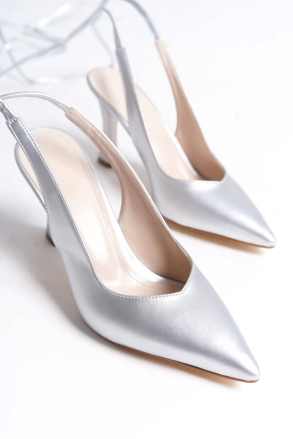 Women's Heeled Shoes 4045 - Silver - 6