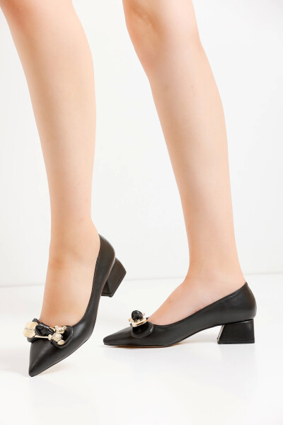 Women's Heeled Shoes THN01 - Black - 2