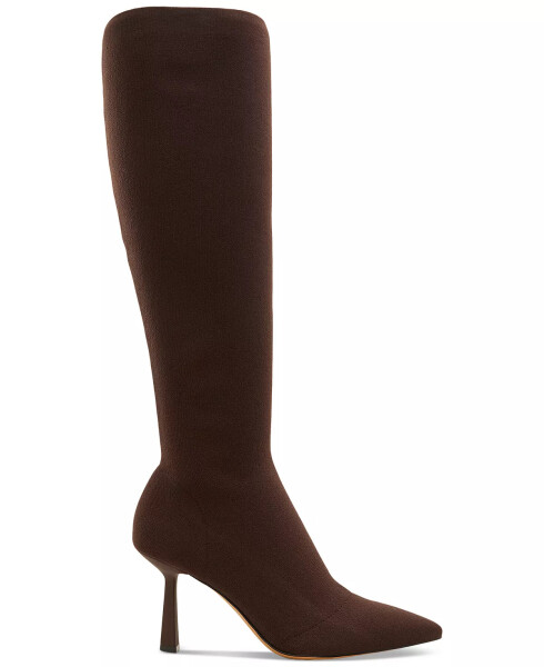 Women's Helagan Pointed-Toe Tall Dress Boots Dark Brown - 2