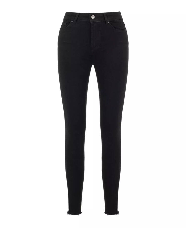 Women's High Waist Skinny Jeans Black - 1