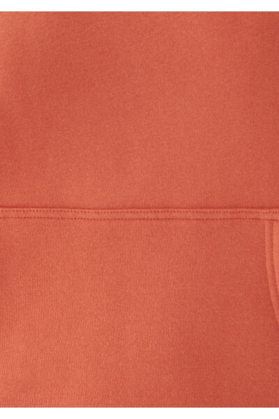 Women's Hooded Orange Basic Sweatshirt 167299-70233 - 6