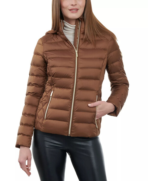 Women's Hooded Packable Down Puffer Coat, Created for Macy's Luggage - 1