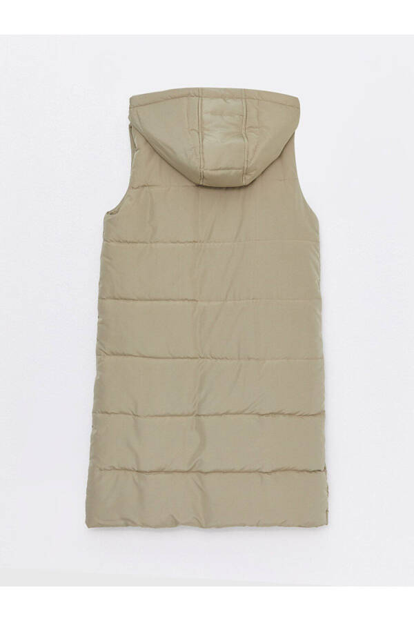 Women's Hooded Puffer Vest - 8