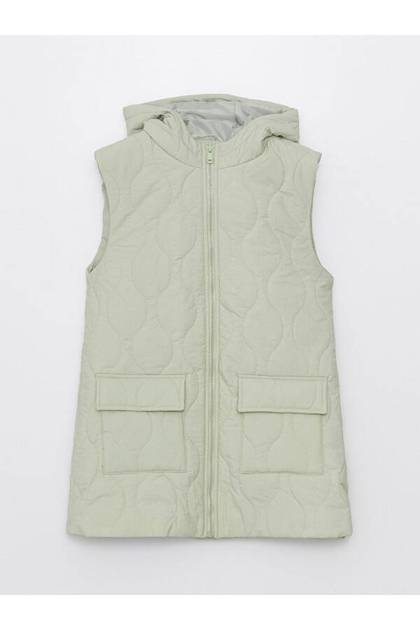 Women's Hooded Puffer Vest - 7