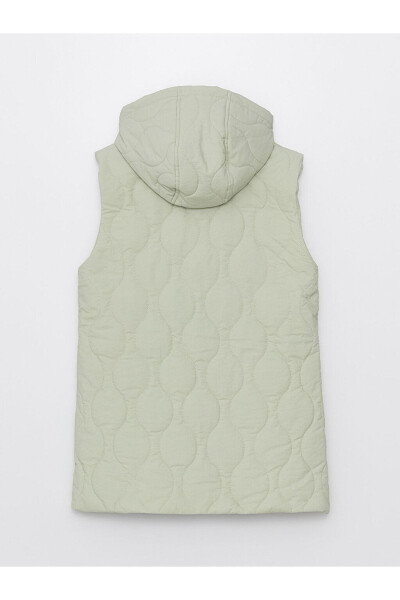 Women's Hooded Puffer Vest - 8