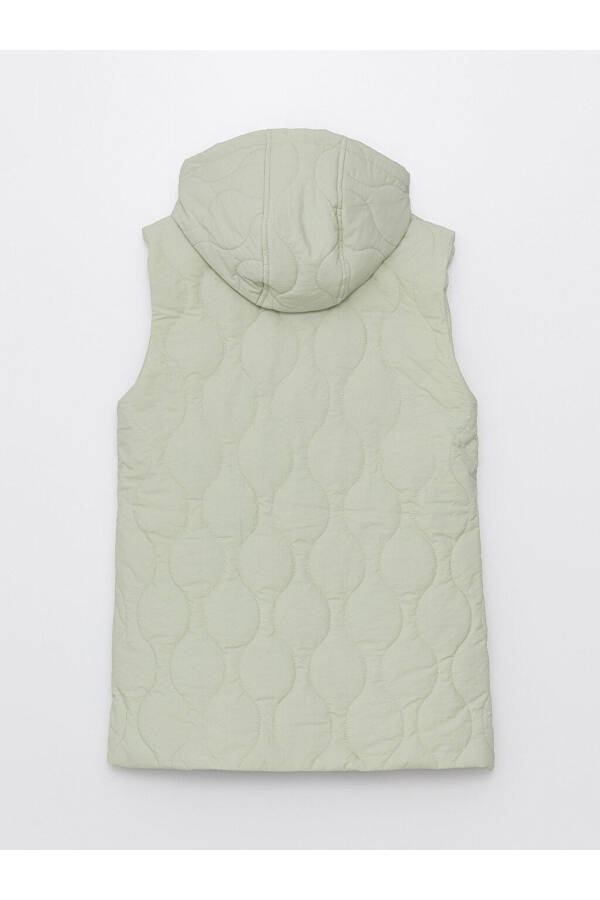 Women's Hooded Puffer Vest - 8