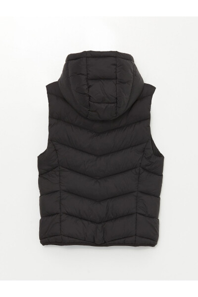 Women's Hooded Puffer Vest - 10