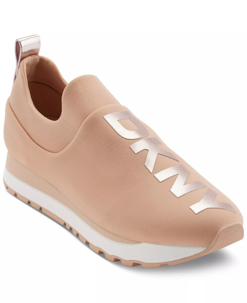 Women's Jadyn Logo Slip-On Sneakers, Created for Modazone Rose Beige - 1