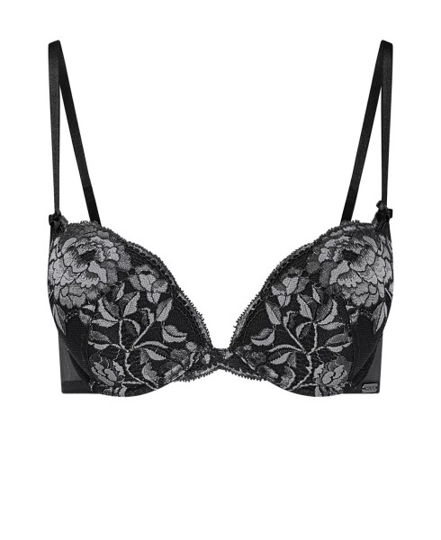 Women's Jaya Push Up Plunge Bra Black - 3