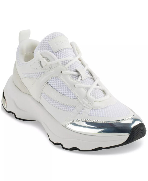 Women's Juna Lace-Up Running Sneakers Bright White - 1