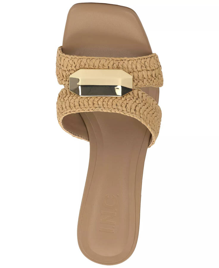 Women's Kadri Woven Slide Sandals, Created for Modazone Natural Raffia - 5