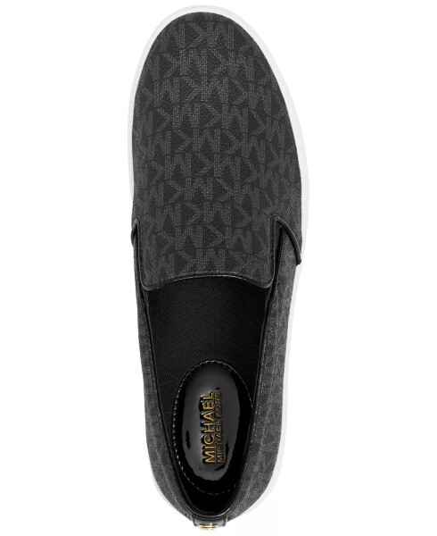 Women's Keaton Slip-On Logo Sneakers Black Logo - 6