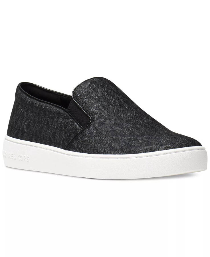 Women's Keaton Slip-On Logo Sneakers Black Logo - 1