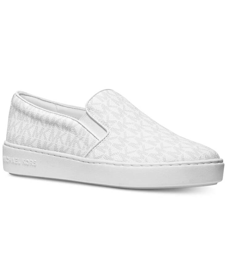 Women's Keaton Slip-On Logo Sneakers Bright White Logo - 4