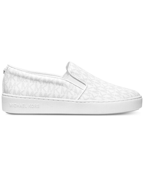 Women's Keaton Slip-On Logo Sneakers Bright White Logo - 5