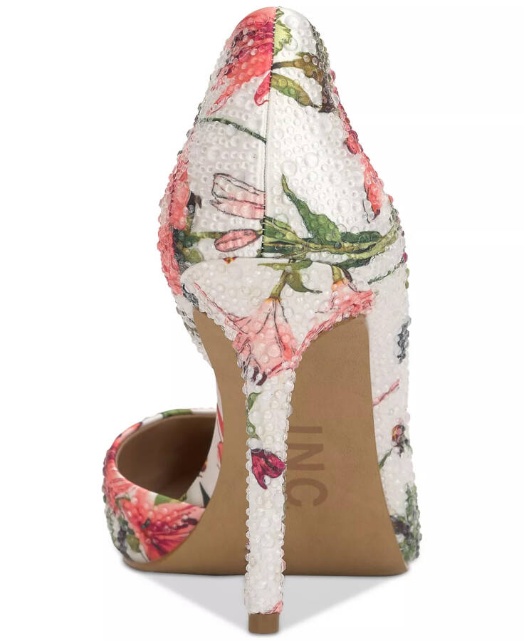 Women's Kenjay d'Orsay Pumps, Created for modazone White Floral - 3