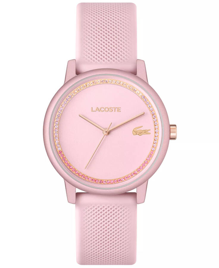 Women's L 12.12 Go Blush Silicone Strap Watch 36mm Blush - 1