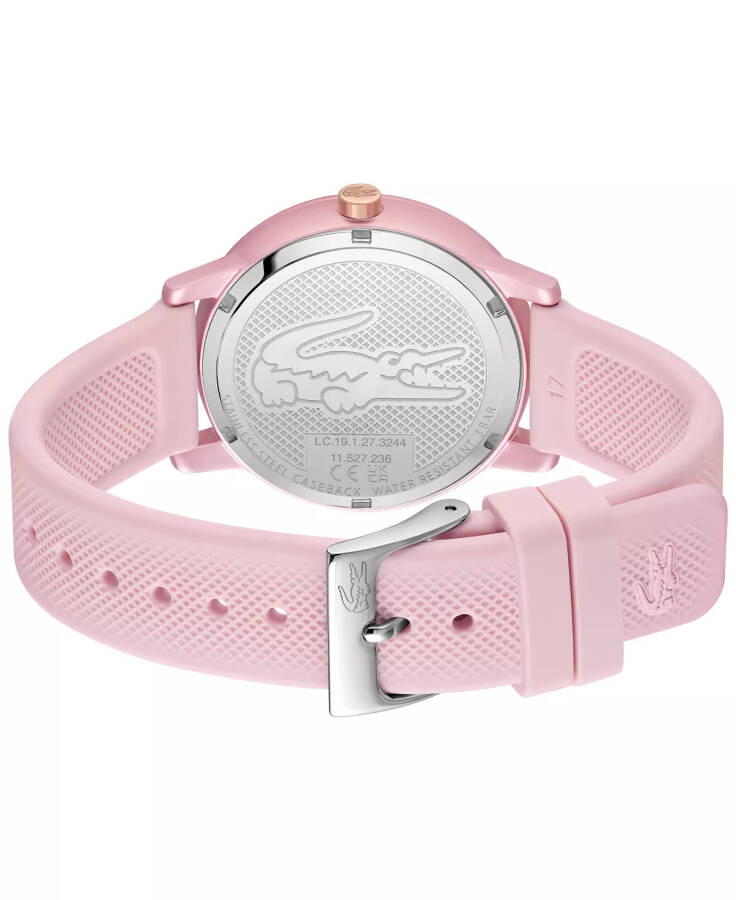 Women's L 12.12 Go Blush Silicone Strap Watch 36mm Blush - 2