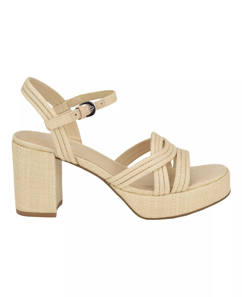 Women's Lailly Strappy Platform Sandals Light Natural - Manmade with Textile Sole - 2