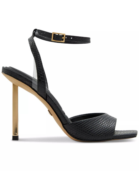 Women's Lettie Two-Piece Dress Sandals Black Snake - 2