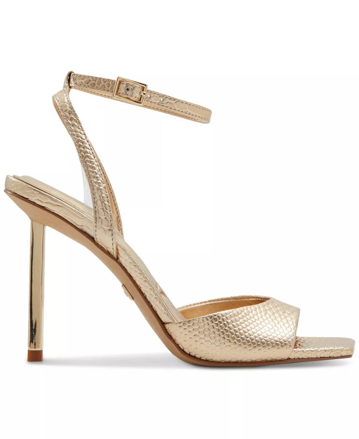 Women's Lettie Two-Piece Dress Sandals Gold Snake Metallic - 2