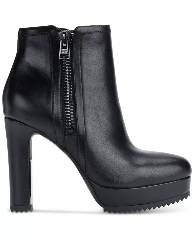 Women's Liana Zipper Platform Ankle Booties Pebble - 6