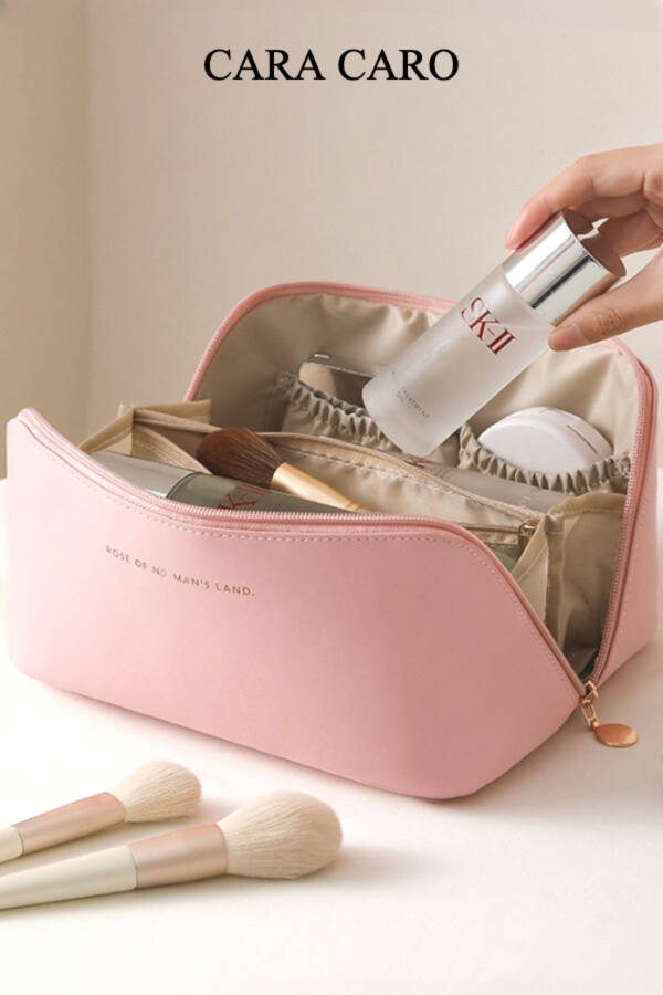 Women's Makeup Bag Large Capacity Portable Makeup Bag Travel Makeup Bag - 2