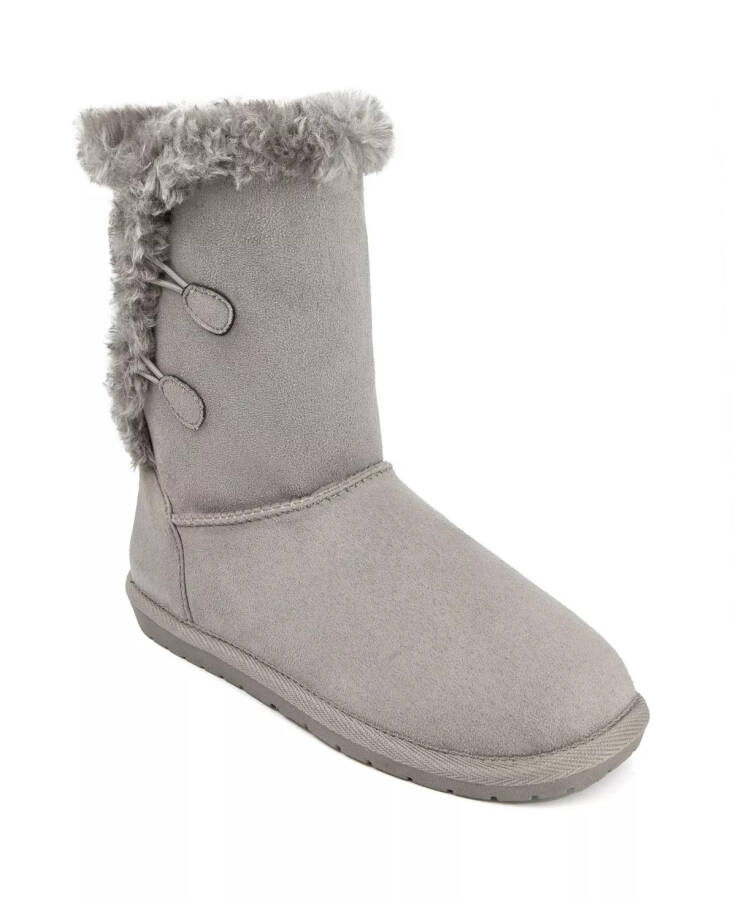 Women's Marty Cozy Regular Calf Winter Boots Gray - 1