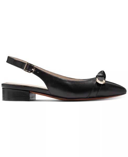 Women's Menlo Skimmer Flats Black Leather - 2