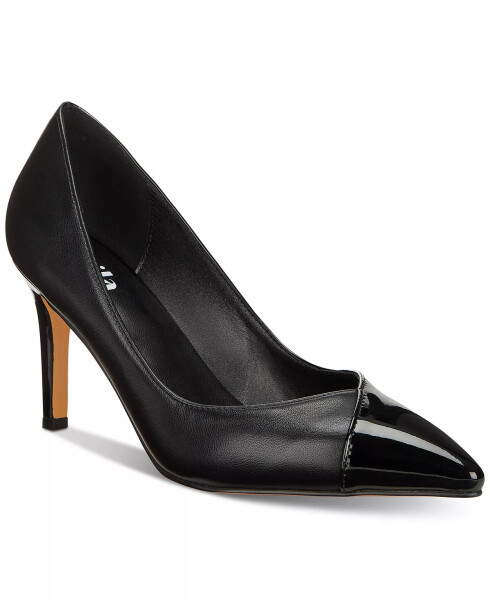 Women's Michelle Slip-On Pointed-Toe Pumps - Extended sizes 9-14 Black - 1