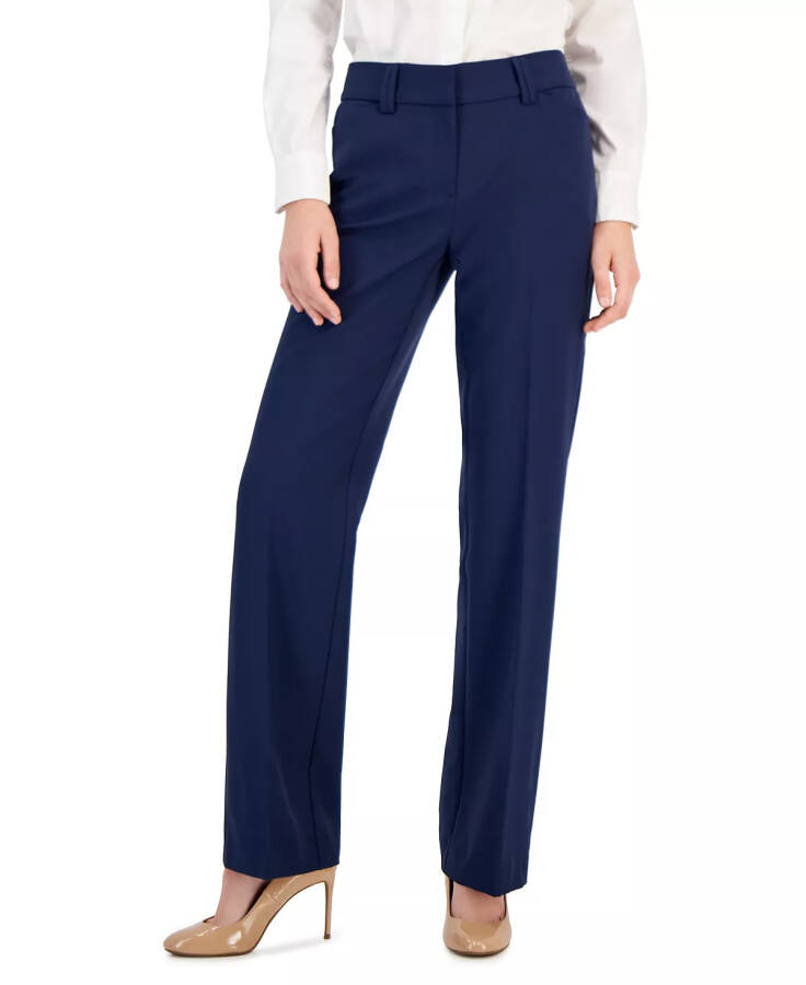 Women's Mid-Rise Bootcut Pants, Created for Macy's Indigo Sea - 5