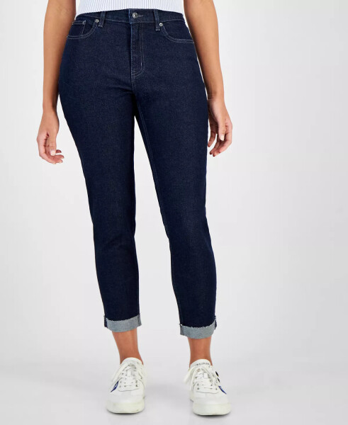 Women's Mid-Rise Tapered Slim Jeans Concord - 1