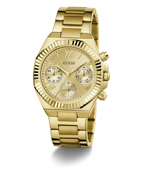 Women's Multi-Function Gold Steel Watch 38mm Gold - 5