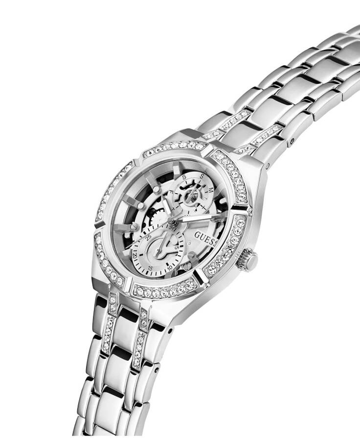 Women's Multi-Function Silver-Tone Stainless Steel Watch 36mm Silver-Tone - 4