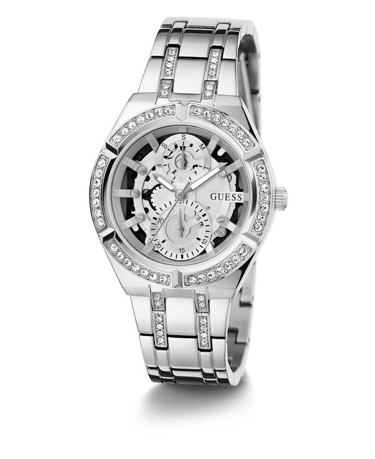 Women's Multi-Function Silver-Tone Stainless Steel Watch 36mm Silver-Tone - 5