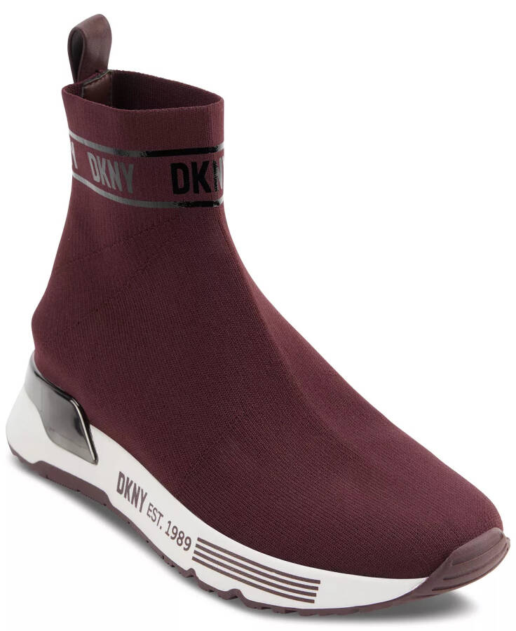 Women's Neddie Pull-On Sock Sneakers Bordeaux - 1