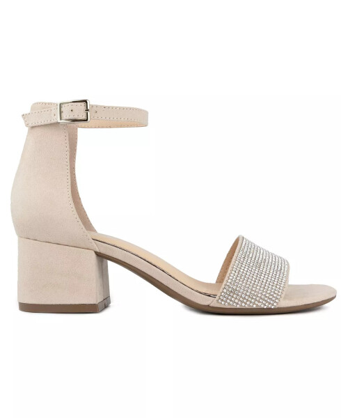 Women's Noelle Block Heel Sandals Nude Micro - 2